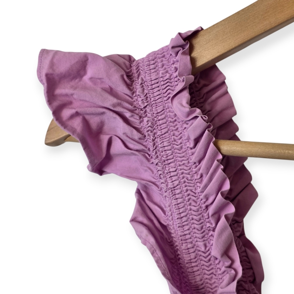 Hill House The Elizabeth Nap Dress in Lilac Sky Poplin Medium - Picture 8 of 12